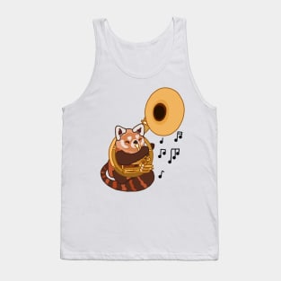 Sousaphone Red Panda Tank Top